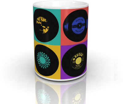 

Seven Rays Music Vinyl Ceramic Mug(350 ml)