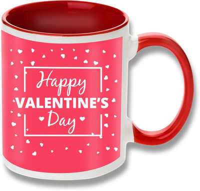 

Heyworlds happy valentine day gifts 0043 Ceramic Mug(325 ml), Multicolor