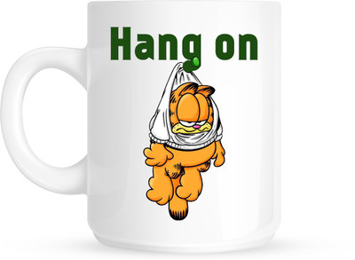 

HuppmeGift Hang On White Ceramic Mug(350 ml)