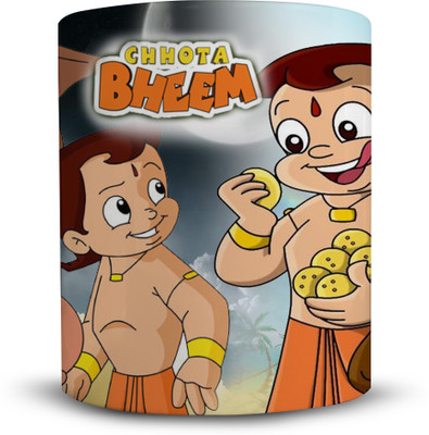 

Ackme Design cartoon characters, chota bheem & Friends Ceramic Mug(325 ml), Multicolor