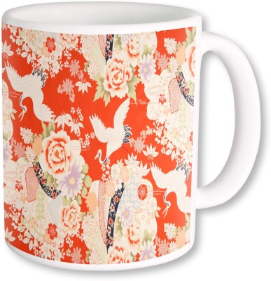 

Heyworlds gifts for flower design 13 Ceramic Mug(325 ml), Multicolor