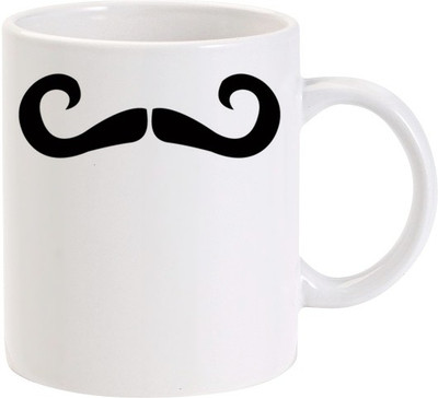 40% OFF on Lolprint Cute Moustache Ceramic Coffee Mug(325 ml) 40% OFF on Lolprint Cute Moustache Ceramic Coffee Mug(325 ml)