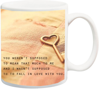 

ME&YOU Valentine's Day/Anniversary Gift Ceramic Mug(325 ml), Multicolor