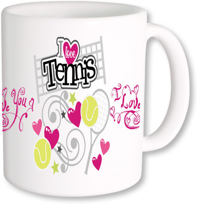 

PhotogiftsIndia I Love Tennis Ceramic Mug(325 ml)