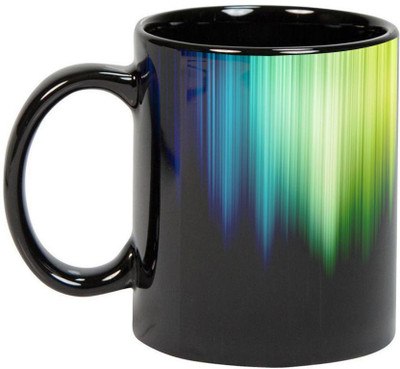 

Prithish Abstract Design 47 Black Ceramic Mug(330 ml), Multicolor