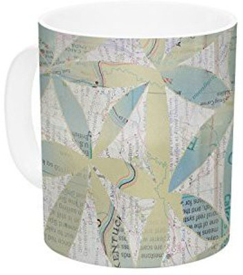 

Kess InHouse InHouse Catherine Holcombe Miraculous Recovery Butterfly Ceramic Coffee, 11 oz, Multicolor Ceramic Mug(60 ml)