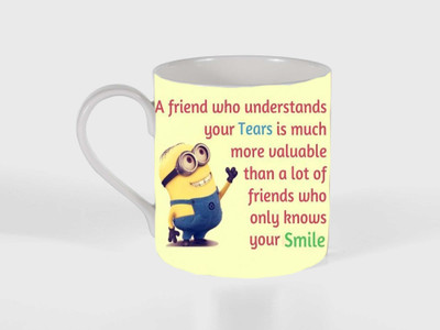 mahis fashion mahi mug 95 Ceramic Mug(250 ml), White