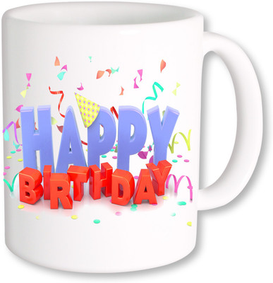 

PhotogiftsIndia happy birthday_14 Ceramic Mug(325 ml), Multicolor