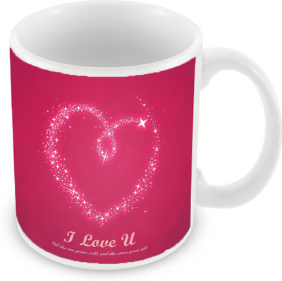 

Sleep Nature's SN-MG-2628 Ceramic Mug(350 ml), Pink