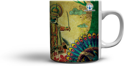 

The Indian Graceful Coffee Ceramic Mug, Multicolor
