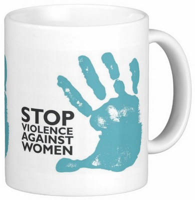 

Exoctic Silver Women Speaks X001 Ceramic Mug(300 ml), Multicolor