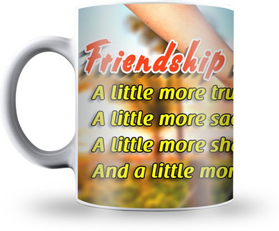 

Presto Friendship Day gift for Boyfriend Friend Ceramic Mug(330 ml), White