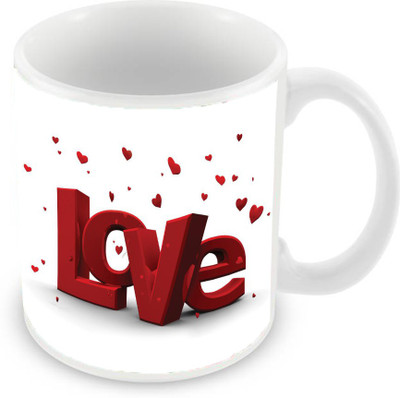 

Sleep Nature's SN-MG-2566 Ceramic Mug(350 ml), Red