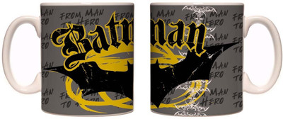 

Posterboy Batman- From Man To Hero (Officially Licensed) Ceramic Mug, Multicolor