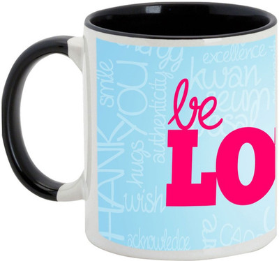 

AllUPrints Boyfriend/Girlfriend Gifts - In Love With You Ceramic Mug(325 ml), Black