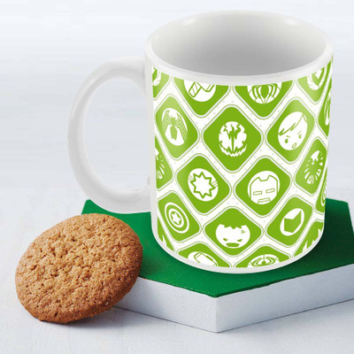 

Posterboy Kawaii - All logos Officially Licensed Ceramic Mug(350 ml), Multicolor