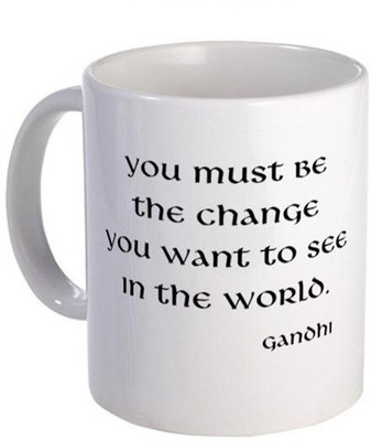 

Exoctic Silver Quoteds ooooo99 Ceramic Mug(300 ml), White