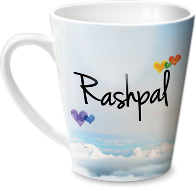

Hot Muggs Simply Love You Rashpal Conical Ceramic Mug(350 ml)