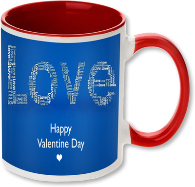 

Heyworlds love valentine gifts 001 Ceramic Mug(325 ml), Multicolor