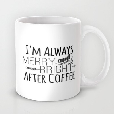 58% OFF on Astrode Merry And Bright Ceramic Mug(325 ml)