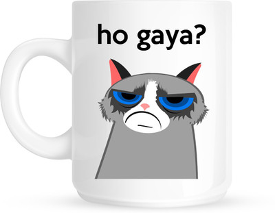 

HuppmeGift Ho Gaya White Ceramic Mug(350 ml)