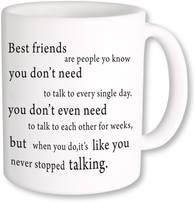 

PhotogiftsIndia Best Friends Ceramic Mug(325 ml)