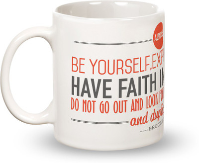 

Posterboy Express yourself - bruce Lee Ceramic Mug(350 ml), Multicolor
