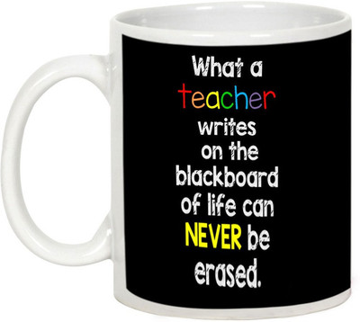

AllUPrints True Teachings Cannot Be Erased Ceramic Mug(325 ml), White