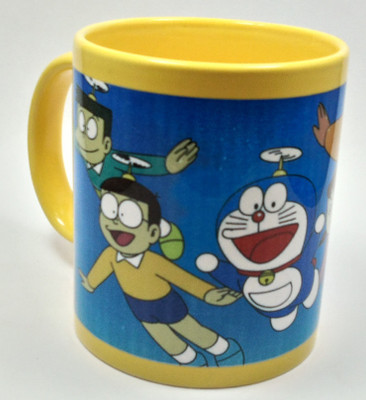 

MYC Doraemon and freinds Ceramic Mug(325 ml), Multicolor