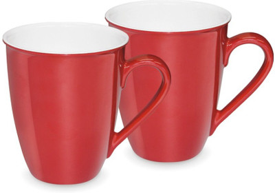 

Milton Brews Melamine Mug(250 ml, Pack of 2), Red