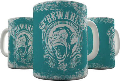 Shaildha QU42 Ceramic Mug(350 ml), Multicolor