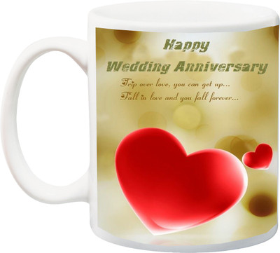 

ME&YOU Gift for Husband/Wife/Boyfriend/Girlfriend/Couple On Valentine's Day Or Anniversary;Happy Wedding Anni Trip Over love,you can get Up, Printed Ceramic Mug(325 ml), Multicolor