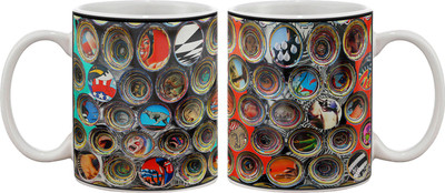 

Artifa Circles Of Abstract Images Porcelain, Ceramic Mug(350 ml), Multicolor