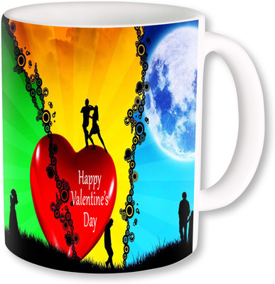 

PhotogiftsIndia happy valentine day 046 Ceramic Mug(325 ml), Multicolor