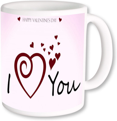 PhotogiftsIndia Happy Valentine Day 04 Ceramic Mug(325 ml), Multicolor