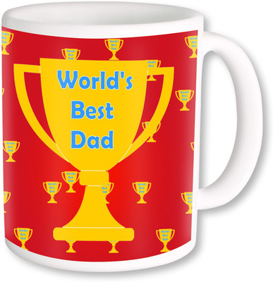 

PhotogiftsIndia world's best dad 01 Ceramic Mug(325 ml), Multicolor