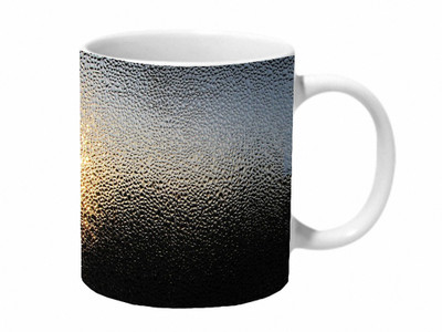 

Mooch Wale Warm Droplets Ceramic Mug(325 ml), Multicolor