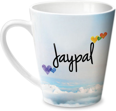 

Hot Muggs Simply Love You Jaypal Conical Ceramic Mug(350 ml)
