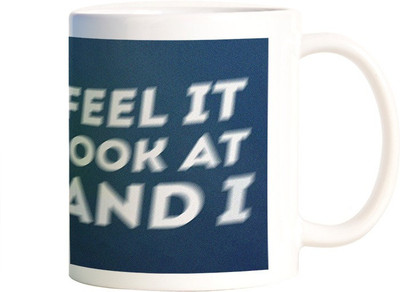 

Rangeele Inkers You And I Ceramic Mug(300 ml), Multicolor