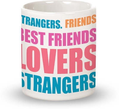 

Posterboy Friends - Strangers Ceramic Mug(350 ml), Multicolor