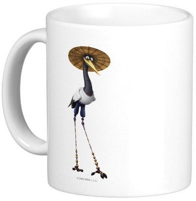 

Exoctic Silver Kung Fu Panda 12 Ceramic Mug(300 ml), Multicolor