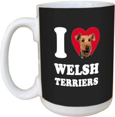 

Tree Free Free Greetings LM45139 I Heart Welsh Terriers Ceramic with Full-Sized Handle, 15-Ounce Ceramic Mug(60 ml), Multicolor