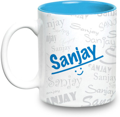

Hot Muggs Me Graffiti - Sanjay Ceramic Mug(350 ml)