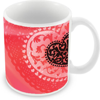 

Sleep Nature's SN-MG-2547 Ceramic Mug(350 ml), Red