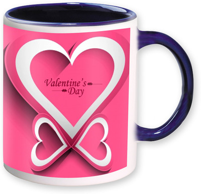 

Heyworlds happy valentine day gifts 0067 Ceramic Mug(325 ml), Multicolor