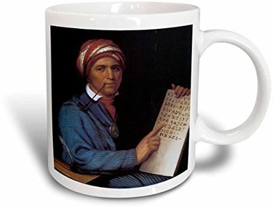 

3dRose Sequoyah By Henry Inman Ceramic, 11 oz, White Ceramic Mug(60 ml), Multicolor