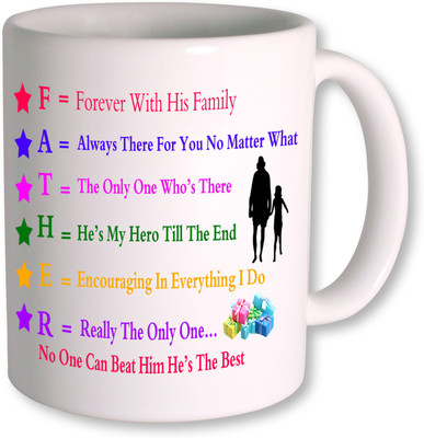 

PhotogiftsIndia HFDCM065 Ceramic Mug(350 ml), White