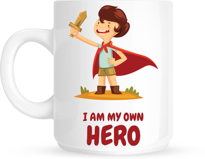 

HuppmeGift Hero White Ceramic Mug(350 ml)