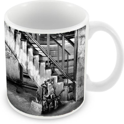 

Sleep Nature's SN-MG-576 Ceramic Mug(350 ml), Black