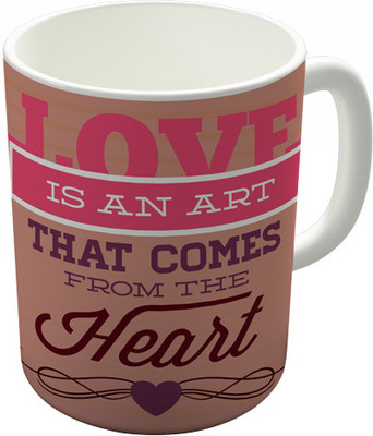 

Shaildha V054 Ceramic Mug(350 ml), Multicolor